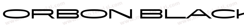 Orbon Black ITC TT字体转换